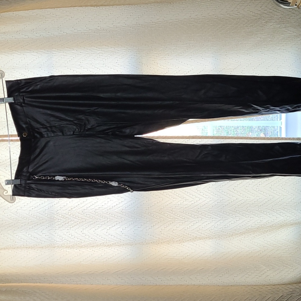 American bazi faux leather pants